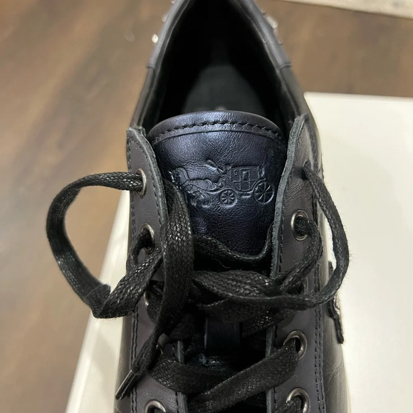 Coach Midnight Leather Porter Sneaker w/ NYC Patch - Picture 11 of 11